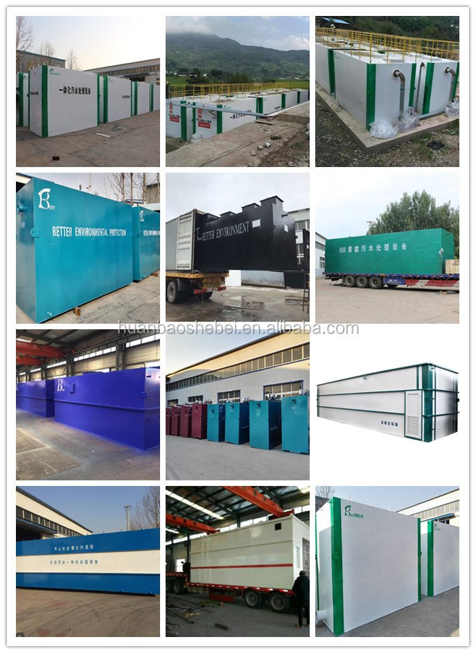 Modular Slaughter House Wastewater Purification System for Car Washing 4121 kg Weight