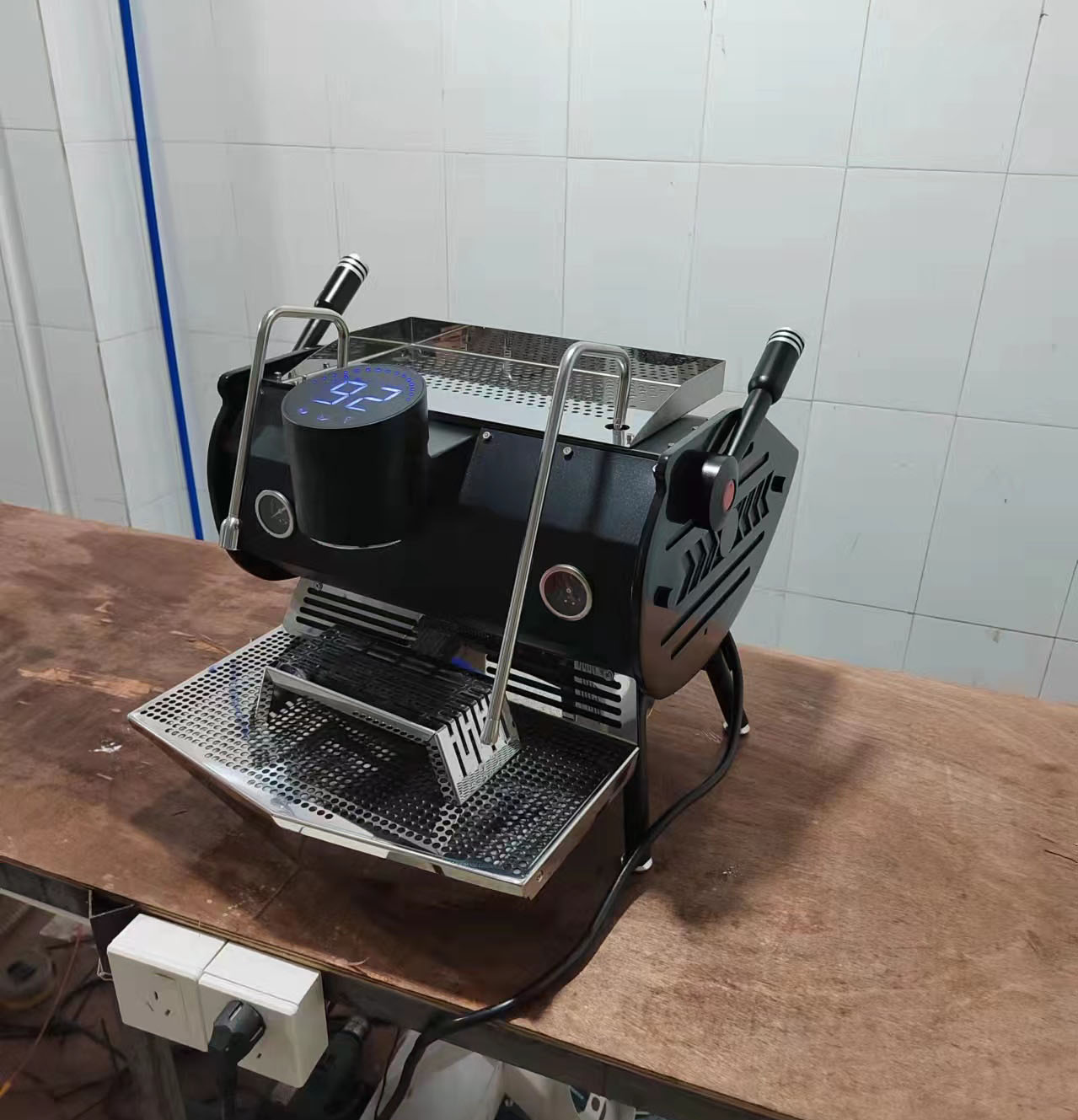Private Mold 6.0L Double Boiler Espresso Machine for Single Cup Cappuccino Latte
