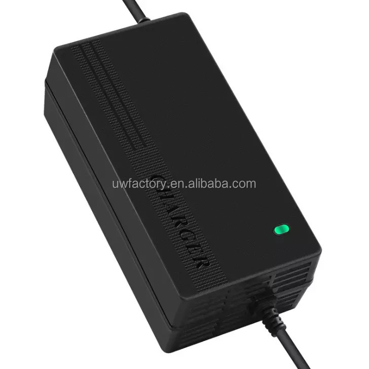Lithium Ion 54.6V 3A Charger for 48V 15Ah Battery 13S 48V Li-ion Battery Charger Output DC 54.6V