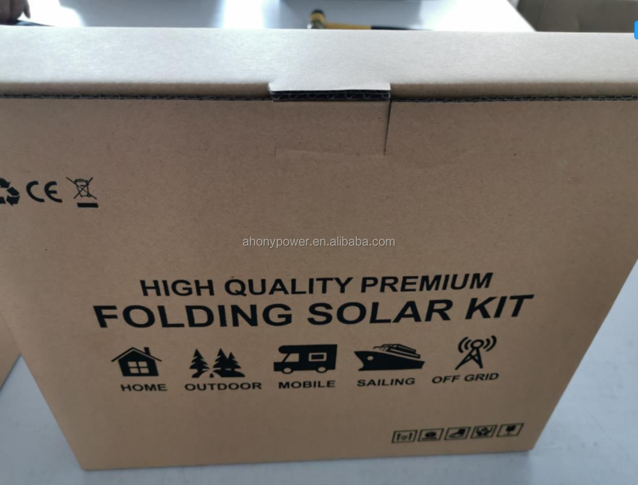 Monocrystalline Folding Solar Kit 50w 100w Fold Up Solar Blanket For Motorhome RV
