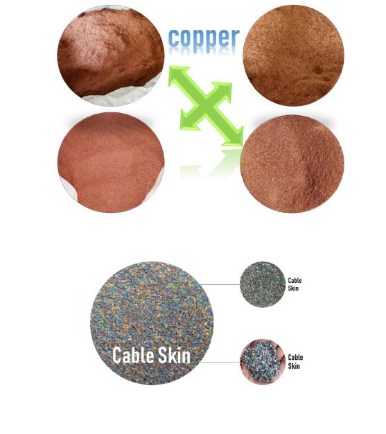 100 Kgs/H Capacity 12KW Copper Wire Recycling Machine