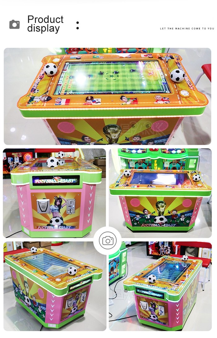 150W Ticket Redemption Game Machine Coin Operated Football Baby Game Machine