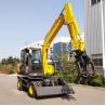 Buy cheap Engineering Wheel Hydraulic Excavator Machine Digging Trenches Wheeled Digger from wholesalers