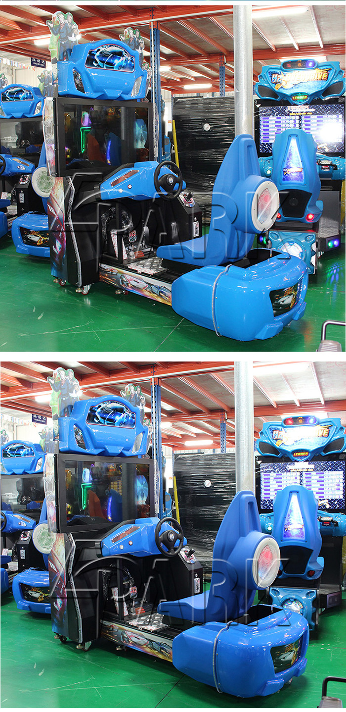 42 Inch Luxury Speed Car Racing Simulator Arcade Game Machine With Vivid Games