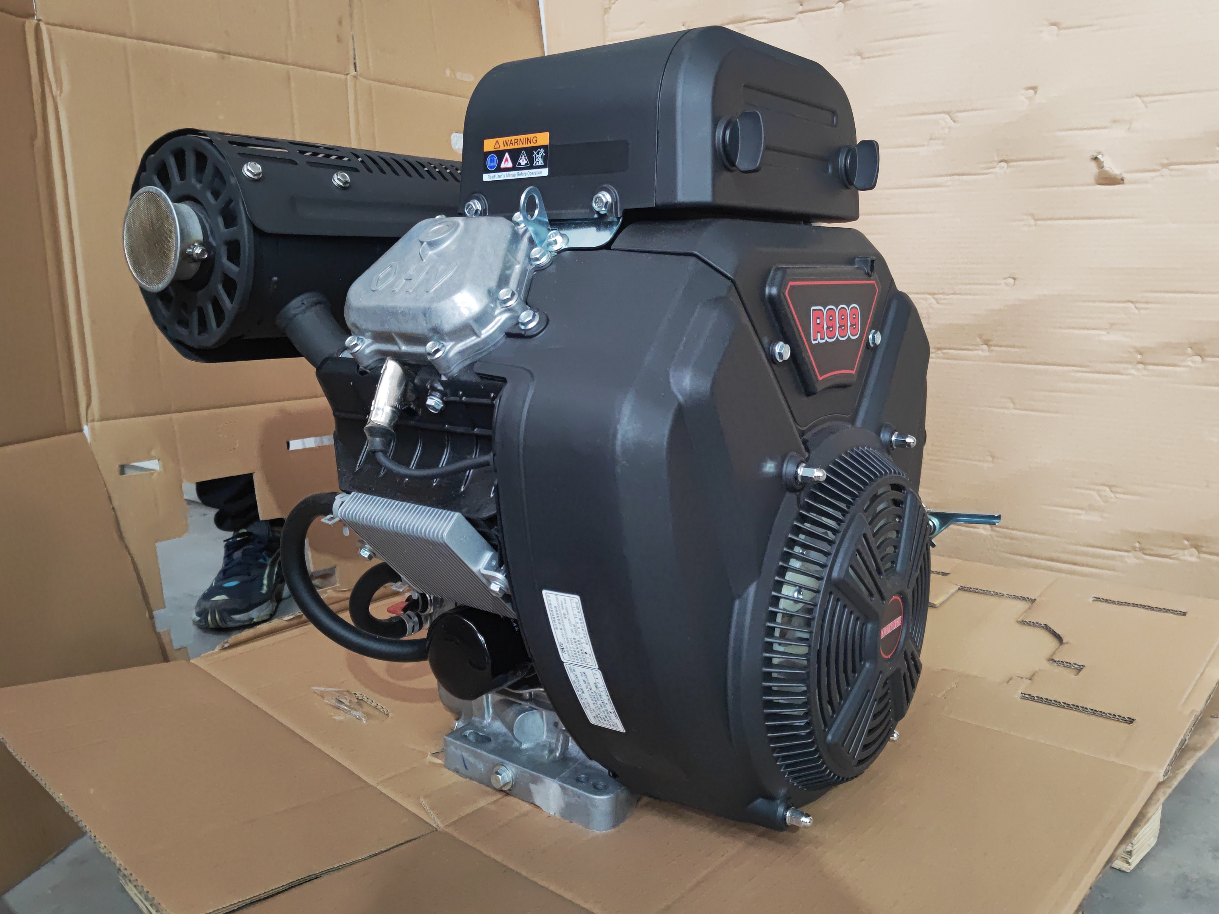 35HP/999CC Gasoline Engine Vertical Axis High Pressure Machine with Electric Starter