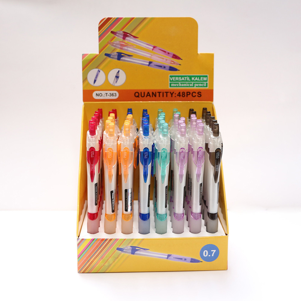 Stationery Plastic Free Sample Mechanical Pencil Plastic Mechanical Pencil With Erasers