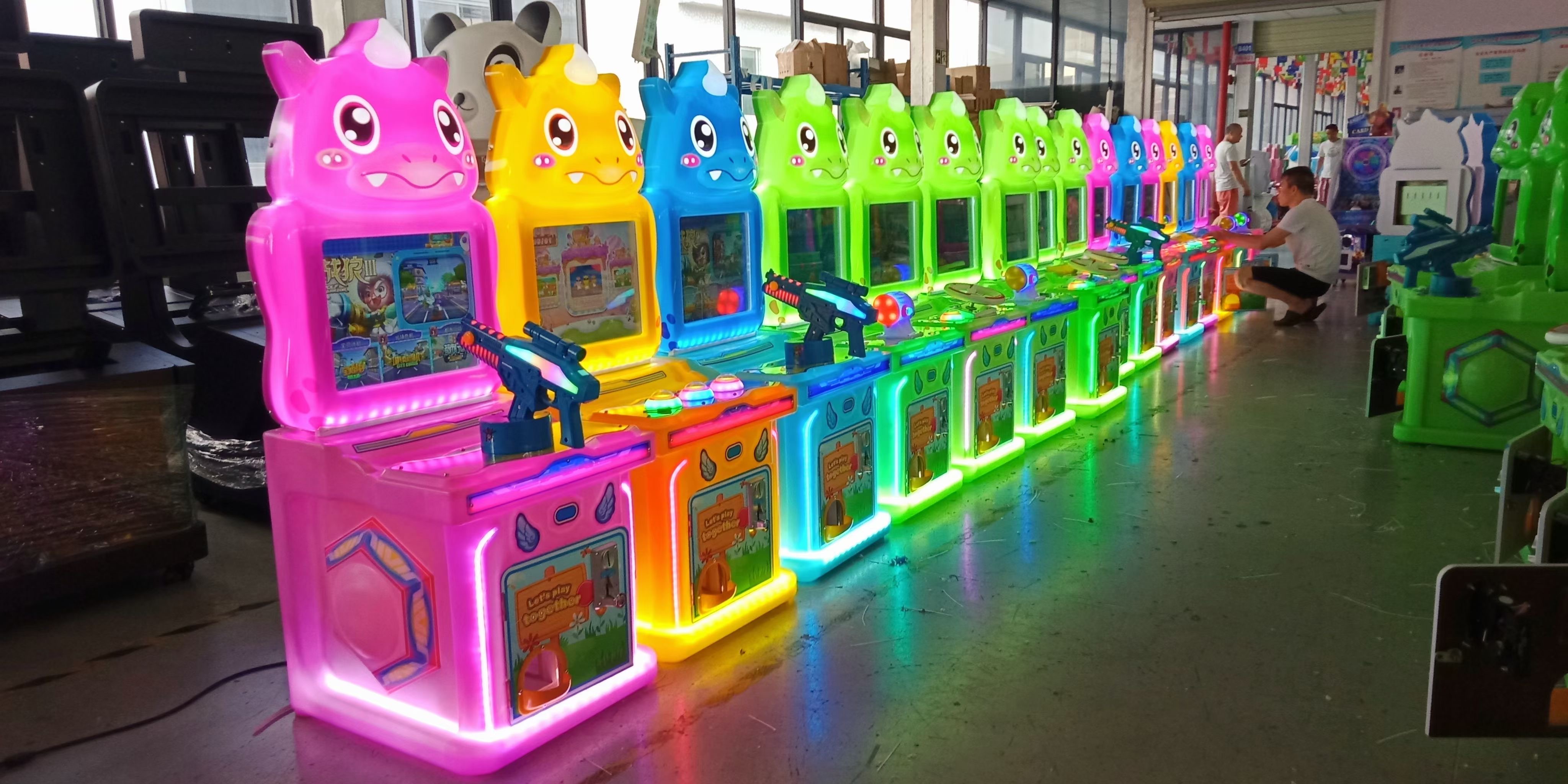 Amusement Machine Entertainment Equipment Baby Dragon Children Coin Operated Game Machine For Game City