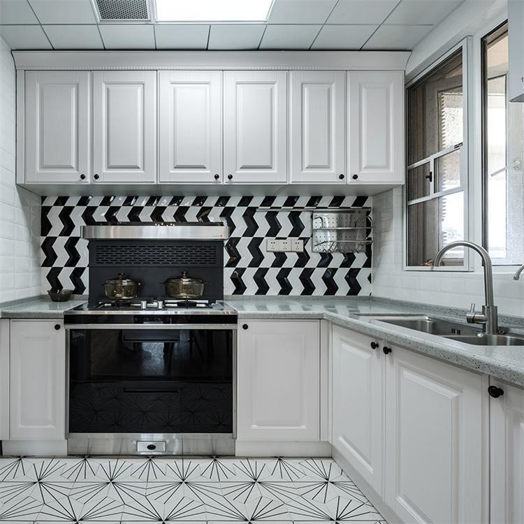 Customized Size Luxury Countertop Pantry Cabinet With Particle Board Door