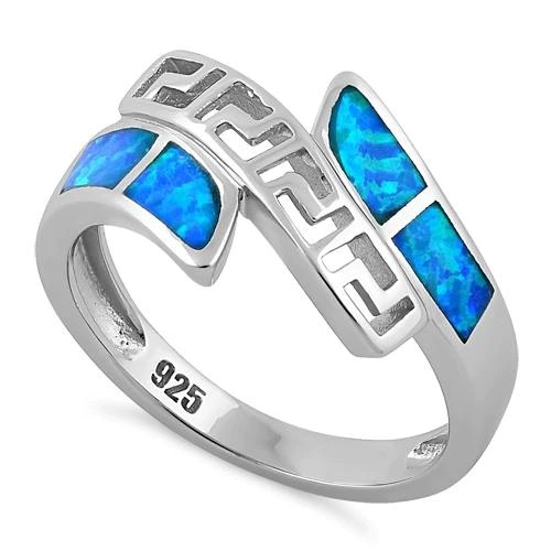 925 With Sterling Silver Greek Unique Pattern Pink Lab Fire Opal Wedding Ring For Women