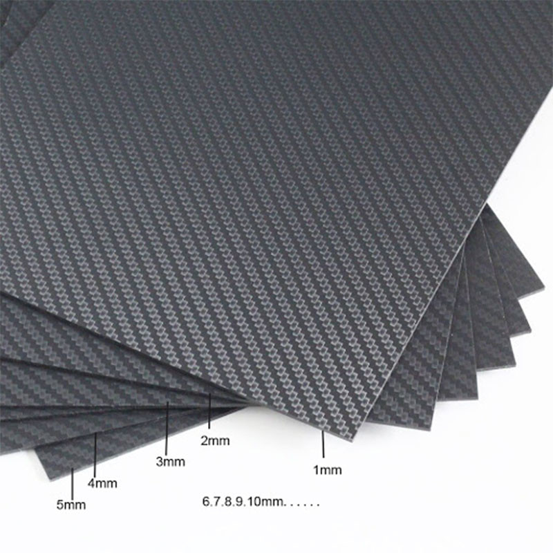 Abrasion Resistant Carbon Fiber Sheet Anti Static Twill Style