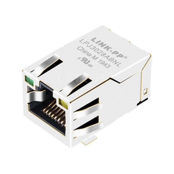Hanrun HR961160C Compatible LINK-PP LPJ3028ABNL 10/100 Base-T Tab Up Green