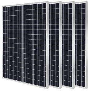 China Waterproof Monocrystalline Mono Solar Module 100W 12V Rigid Solar Panel on sale