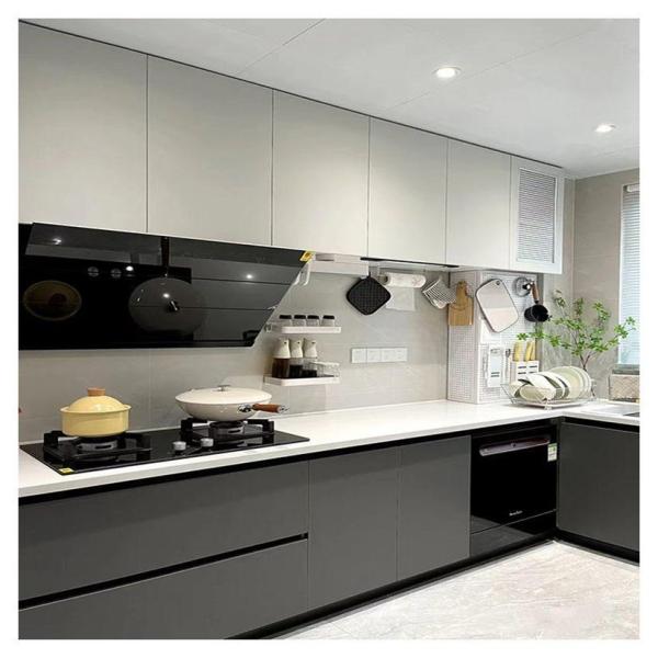Modern Designs Melamine Kitchen Cabinet Promotion for Durable and Stylish