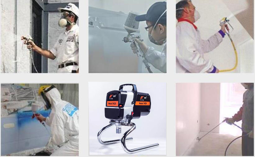 Lightweight Airless Spray Painting Equipment Allows For Garden Hose Hook Up