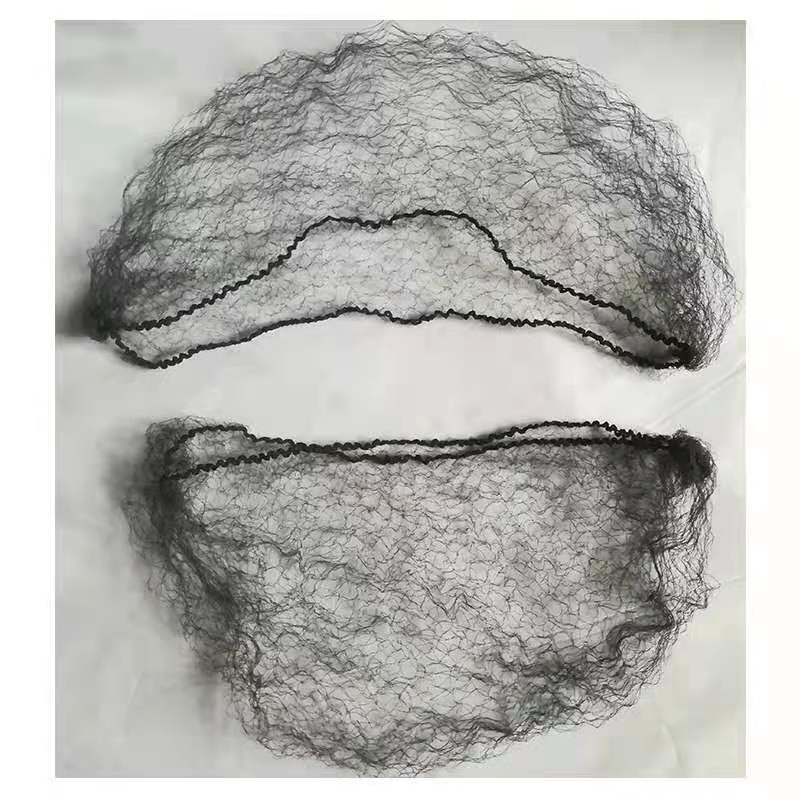 Chef XXL White Head Round Hairnet Disposable For Food Kitchen Elastic