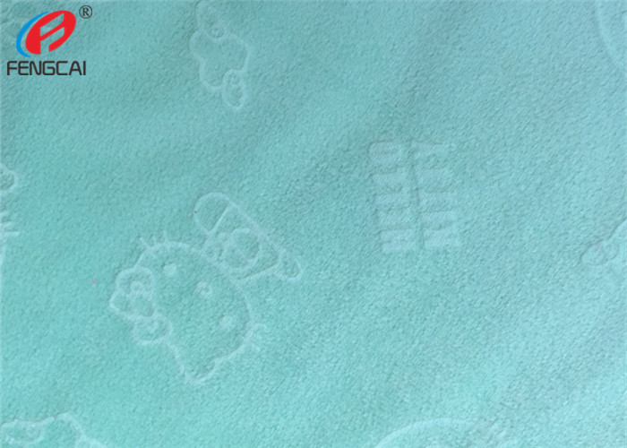 100% Polyester Knitted Embossed Minky Plush Fabric Fabric Used For Baby