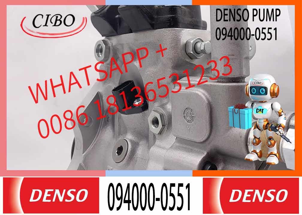 D6114 Diesel Engine Fuel Injection Pump 094000-0550 HP0 Pump 094000-0551 D28C-001-800A+B for SDEC SC8DKE3