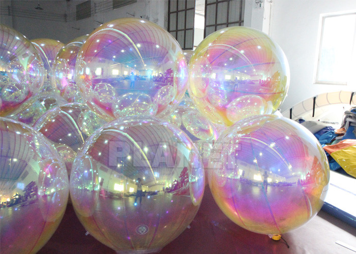 Wedding Decoration PVC Reflective Huge Inflatable Christmas Balls Giant Inflatable Mirror Ball