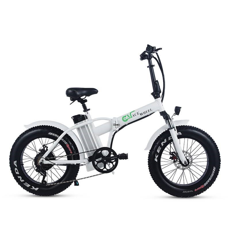 48V 20" Fat tire Ebike with Foldable Design and One Seat Capacity Range per Power 31-60 km