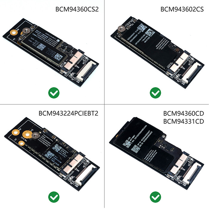 Card To M2 Key AE Cable Electronics Computers Accessories BCM94360CD BCM94360CS2