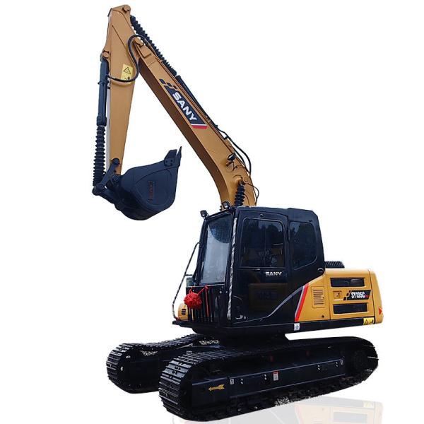 SANY SY135 Used Small Excavator 73kw Rated Power 0.6m3 Bucket Capacity 240L