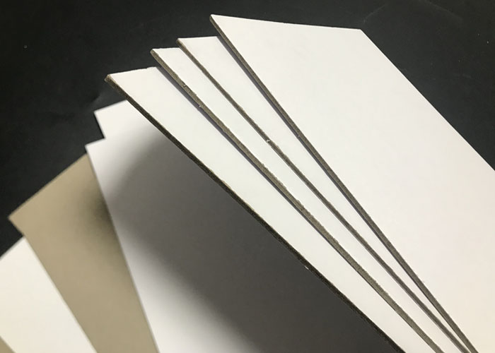 Recyclable 230gsm To 1500gsm Claycoat C1S CCNB Duplex Paper Board Grey Back 