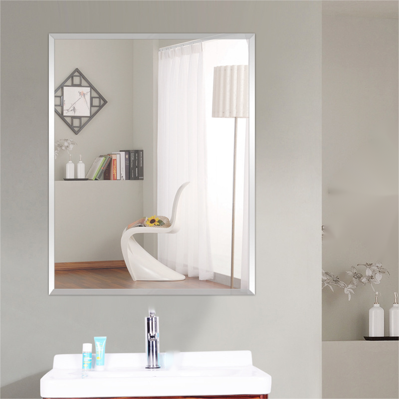Adhesive Wavy Full Length Half Round Bedroom Wall Mirror for Modern Home Decor Design