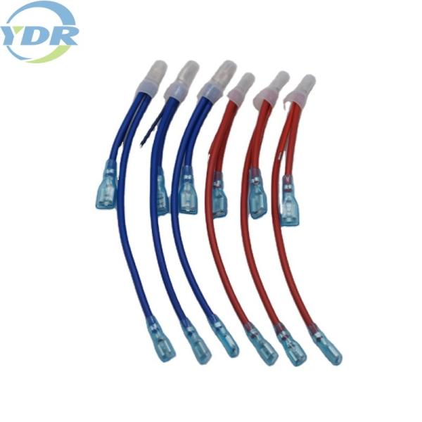 6.3mm Electrical Jumper Wire , Electricity Box Female Jumper Cables Nipple