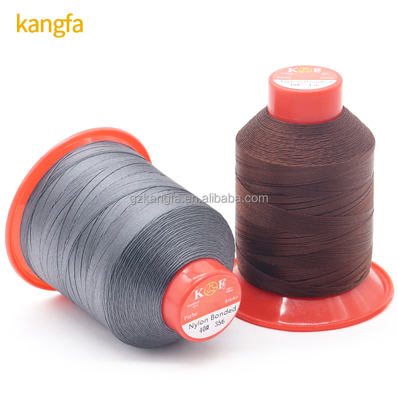 Filament Yarn Type Heavy Duty V69 Tex 70 Nylon Bonded Thread 210D/3 69 for Leather Goods