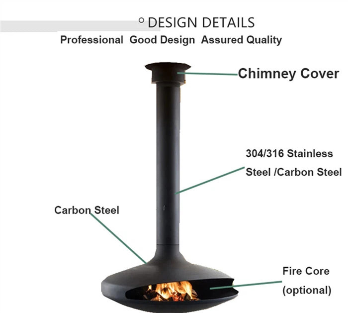 Indoor Bio Ethanol Fireplace Freestanding Styles Suspended