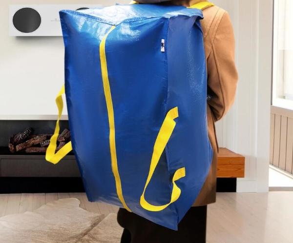 waterproof large luggage garment Bag PP polypropylene moving bag portable