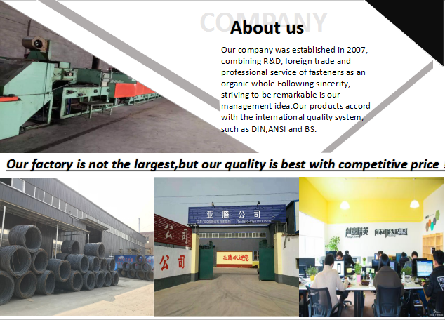 DIN Standard Blackening Welding Embedded Parts 7-Shaped Anchor Bolt for High Strength