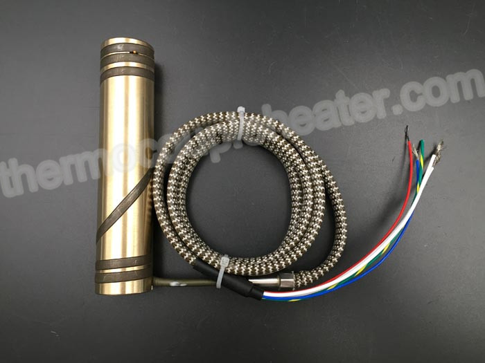 Brass Coil Heaters For Hot Runner System , Electric Heater Components
