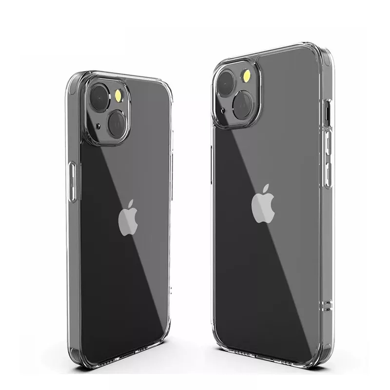 Clear Silicone Mobile Phone Protection Shell for iPhone 13 14 Pro Max Note 10 Plus Transparent PU