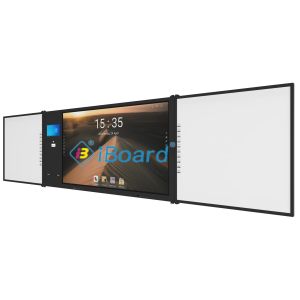 4K Ultra HD Interactive Whiteboard With Built In Speakers On A Grade AG Panel