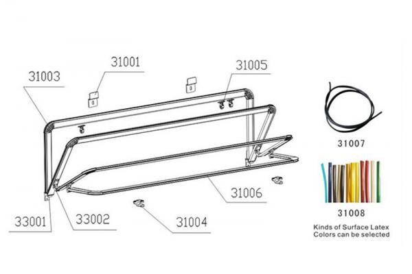 Aluminium Dutch French Style Awnings Retractable Window Awning
