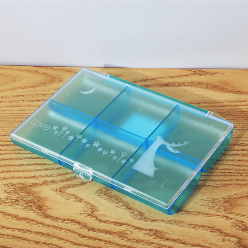 Clear Plastic Storage Boxes With Adjustable Compartments 6 Lid