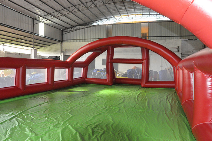 Outdoor Inflatable Soccer Field , Inflatable Soap Soccer Field for Sport Game
