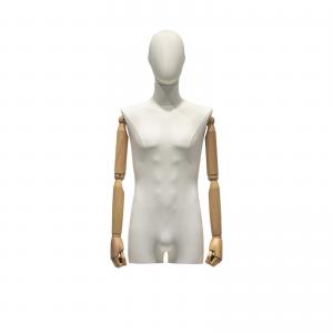  A male half body Mannequin used for displaying natural body curves in store windows Manufactures