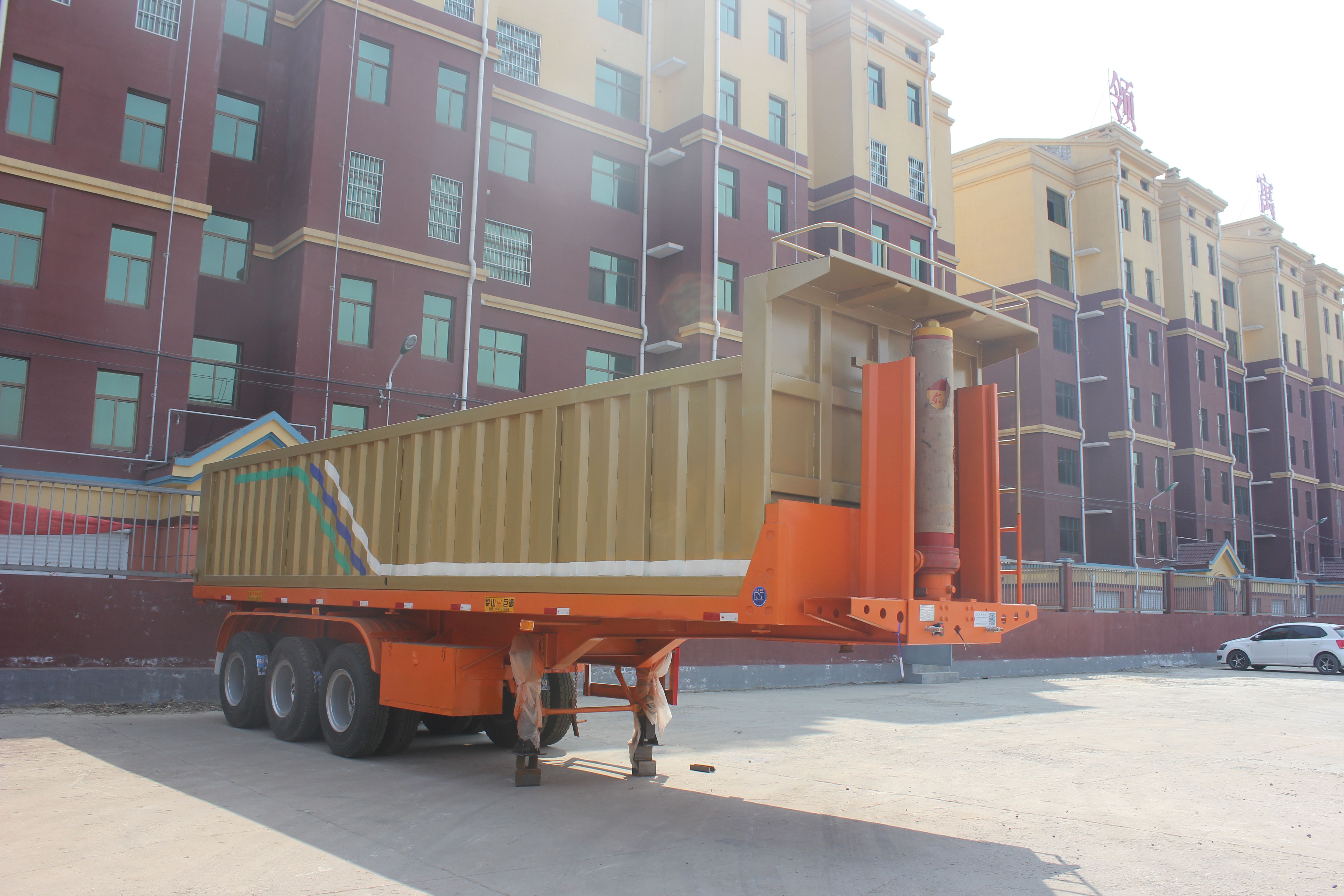 60 Ton 30 Ton Tipper Trailer Dump Truck Trailer for Africa 13 Ton Capacity Each Axle