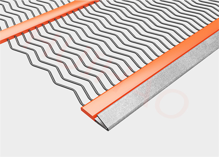 10mm Replacement Shape Self Cleaning Wire Mesh Anti Clogging For Quarrying Industry