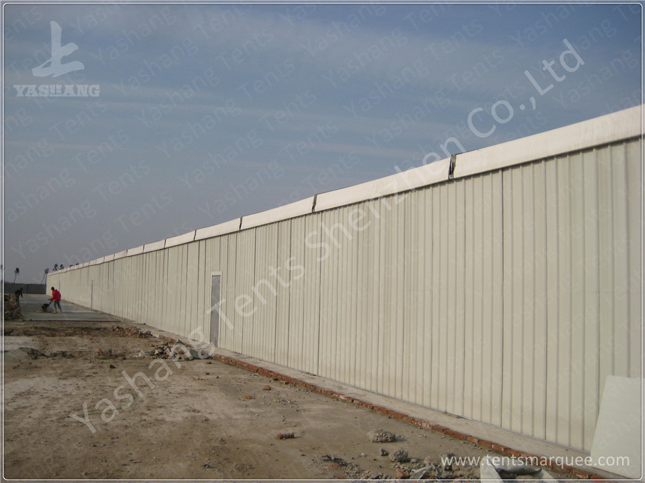 Side By Side Row 6000㎡ Large Industrial Tents High Performance ISO CE Certification