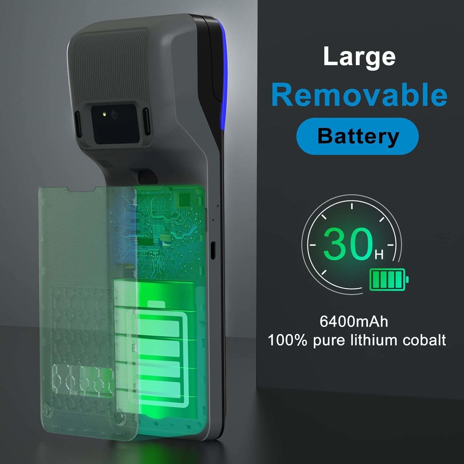 Smart Mobile Pos Android POS Terminal With 5.5'' Display And NFC Mobile Pos Devices
