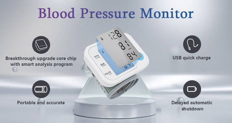 10 Series Wristech Blood Pressure Monitor Wrist BP Cuff ISO13485 RHOS