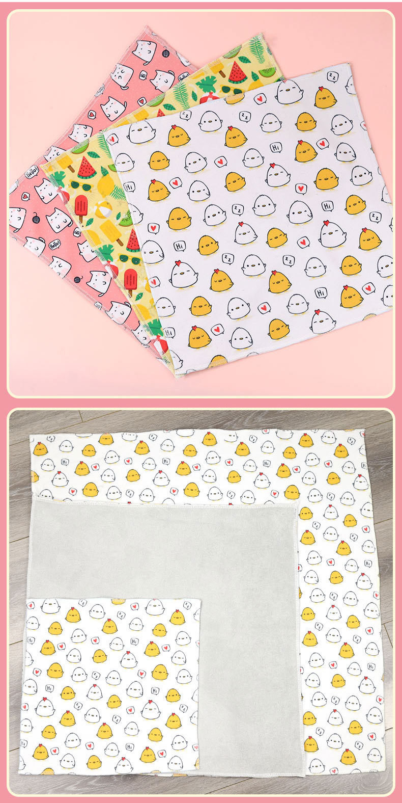 Bulk Cute Cartoon Cat Wrap Cloth - Self-Adhesive Pet Bathing & Calming Wrap | Wholesale Factory Direct Supplies