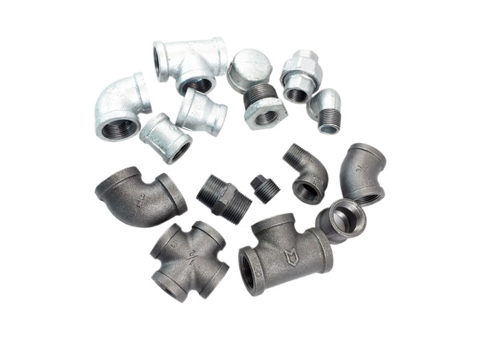 Din 2950 1/2" Npt Malleable Iron Elbow Iron Pipe Connectors For Ship Buildings