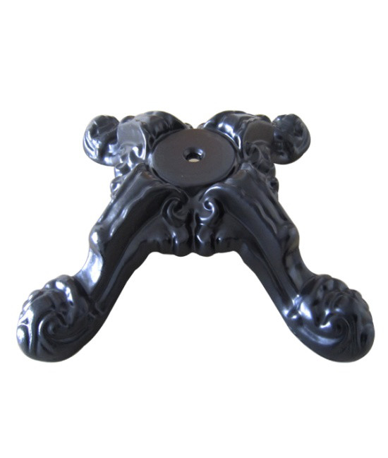 Cast Iron Table base dining height Original design powder coat Ornamental Table leg