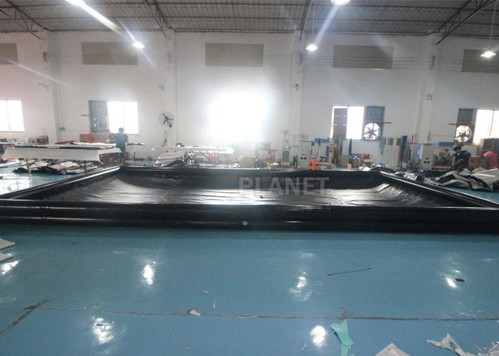 PVC Portable Inflatable 6x3x0.2m Car Wash Containment Mat