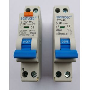 18MM 4.5KA RCBO Circuit Breaker With Overcurrent Protection