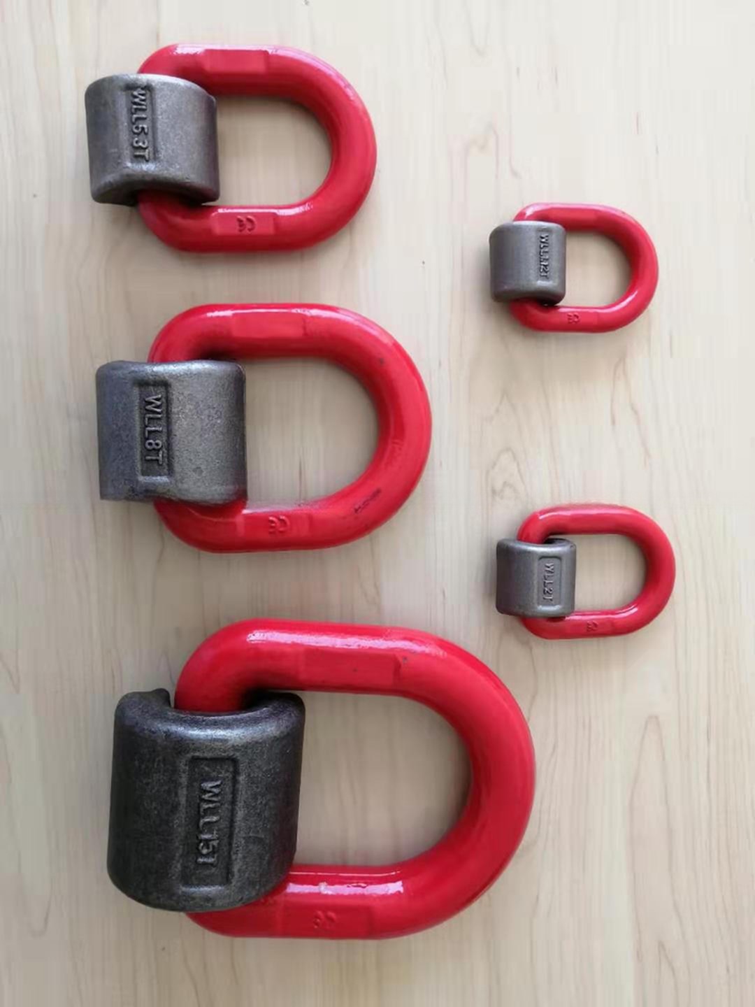 GL certified 1.12T 2T 3T 5T 8T 15T Alloy Steel Weld on Lifting D Ring Metal D Ring for Sea Container Lashing Parts